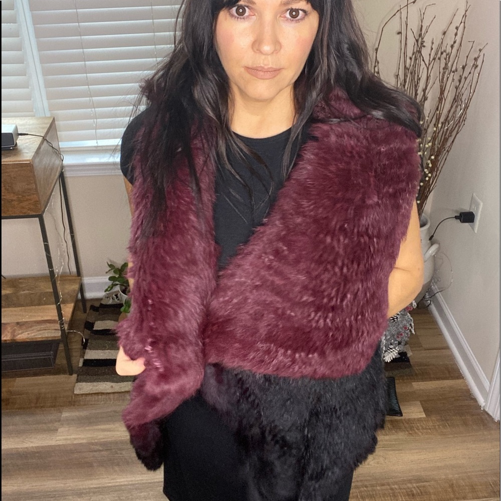 Rabbit Fur Vest b Rudsak